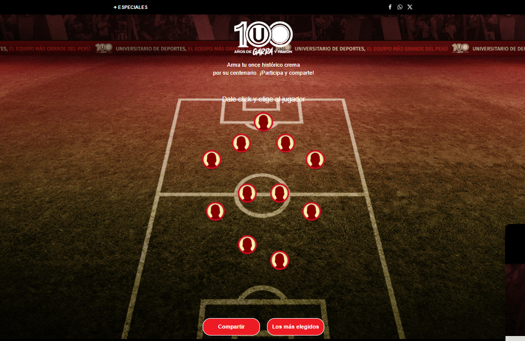 Especial - Once Ideal Universitario de Deportes